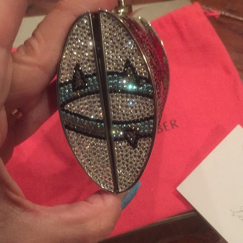 Judith Lieber Swarovski clutch, new - Picture 7 of 8